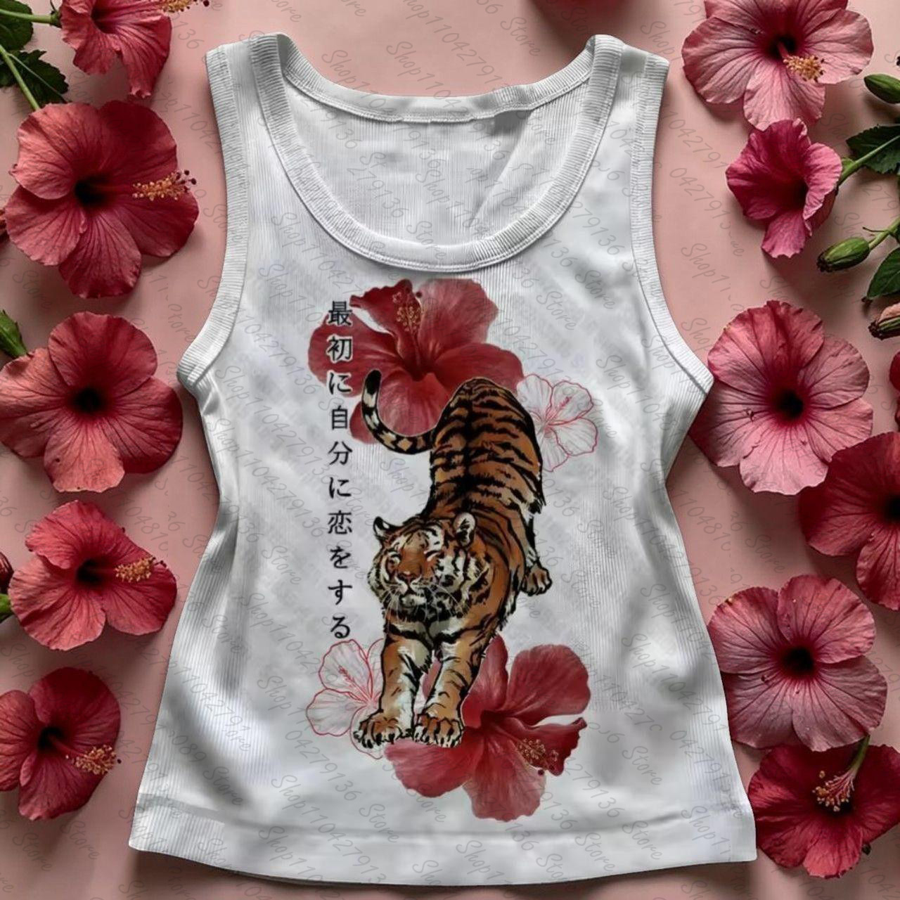 Summer Clothing Newborn - Haut camisole vintage imprimé lettres pour