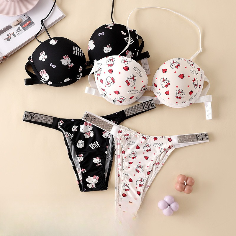 Summer Cloth - Ensemble soutien-gorge sans bretelles et culotte