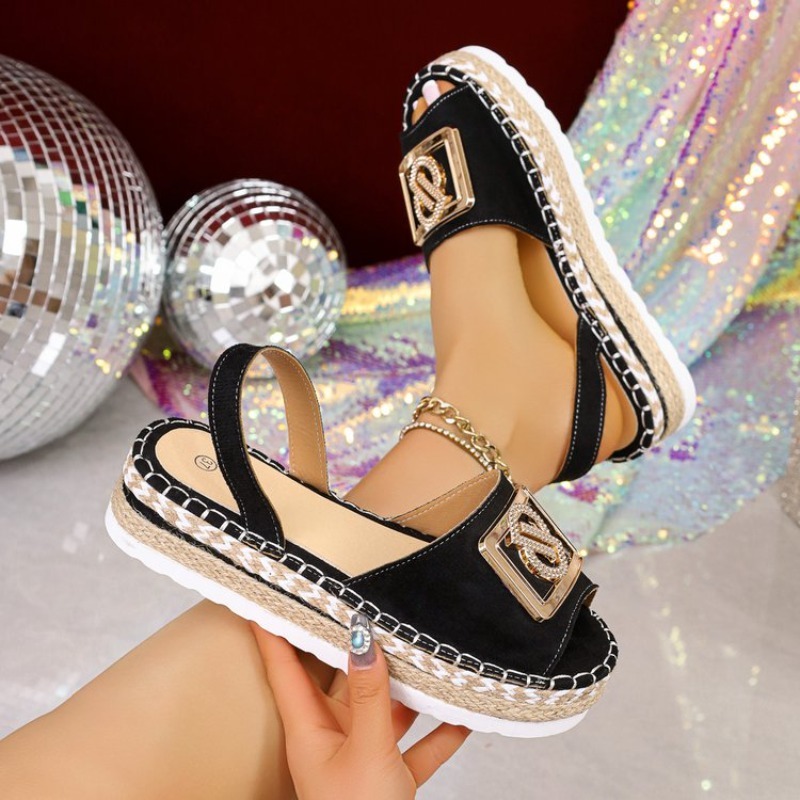 Espadrille Sandal Women - Nouvelles sandales espadrilles à plateforme pour