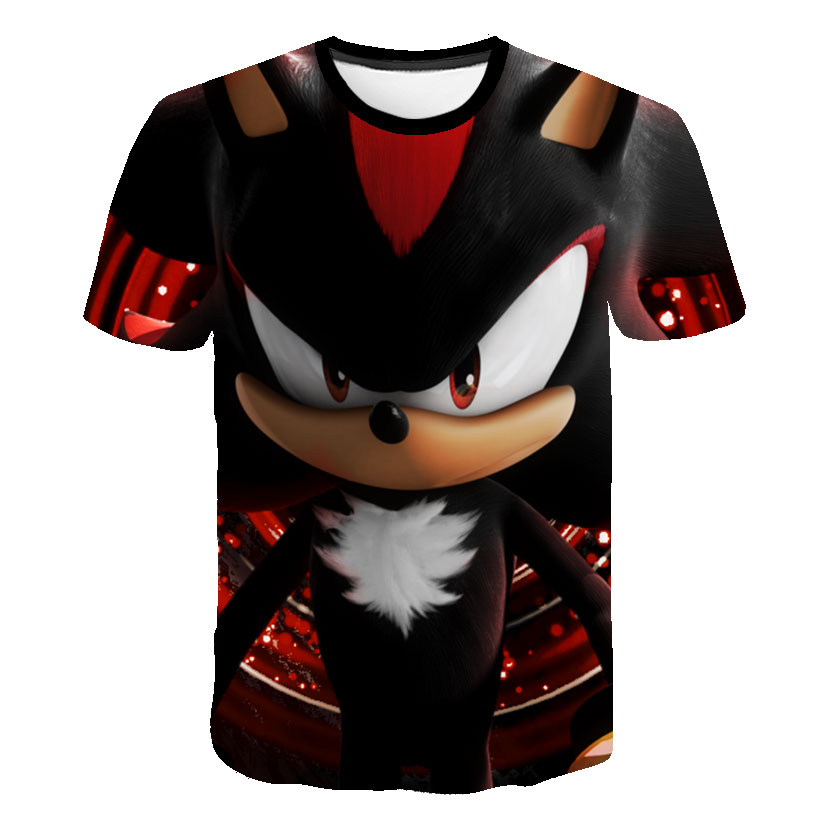 Summer Clothing For Baby Boy - T-Shirt Sonic pour garçons, T-shirt décontracté