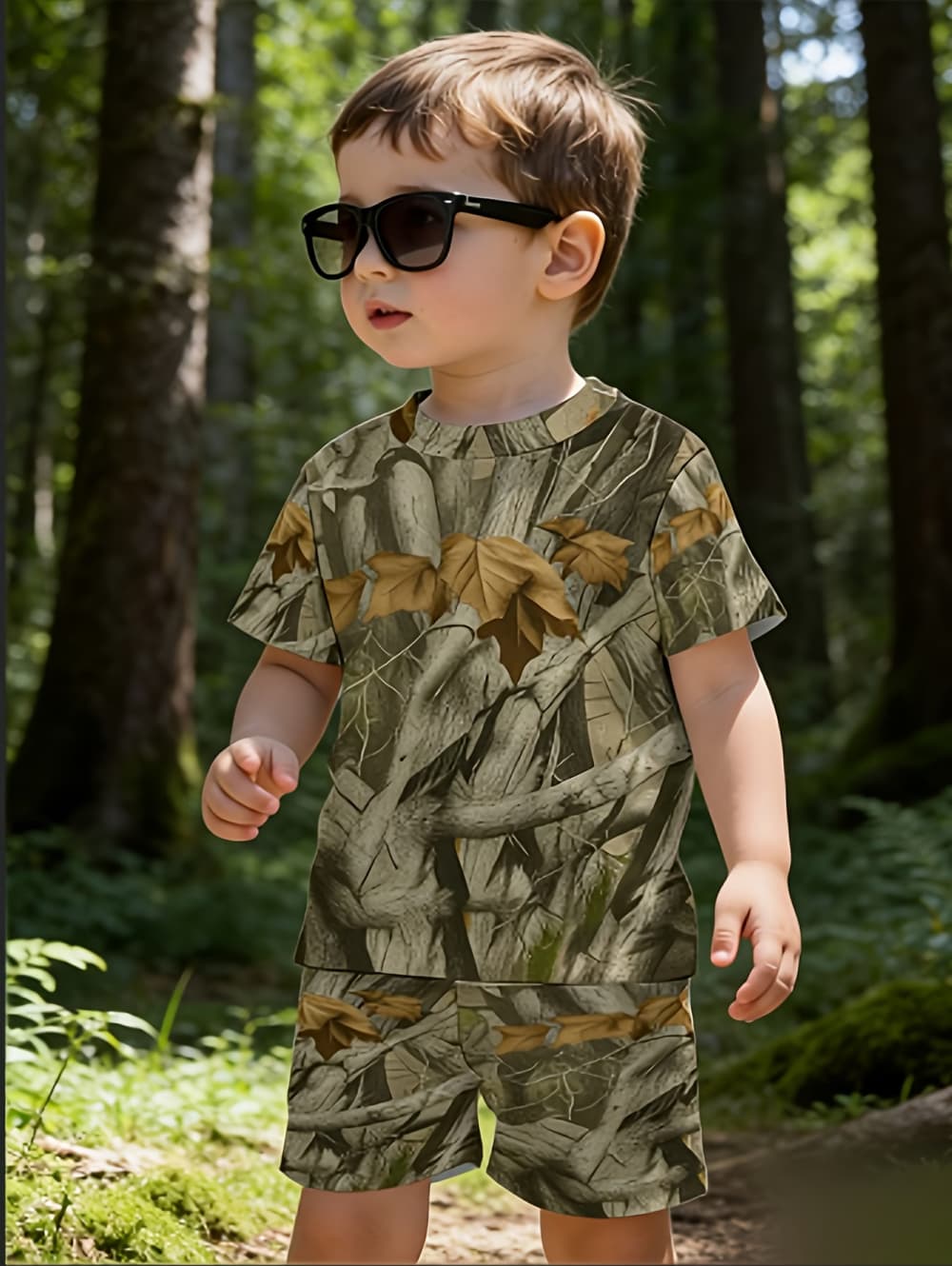 Summer Clothing List - Ensemble de chasse camouflage pour garçons,