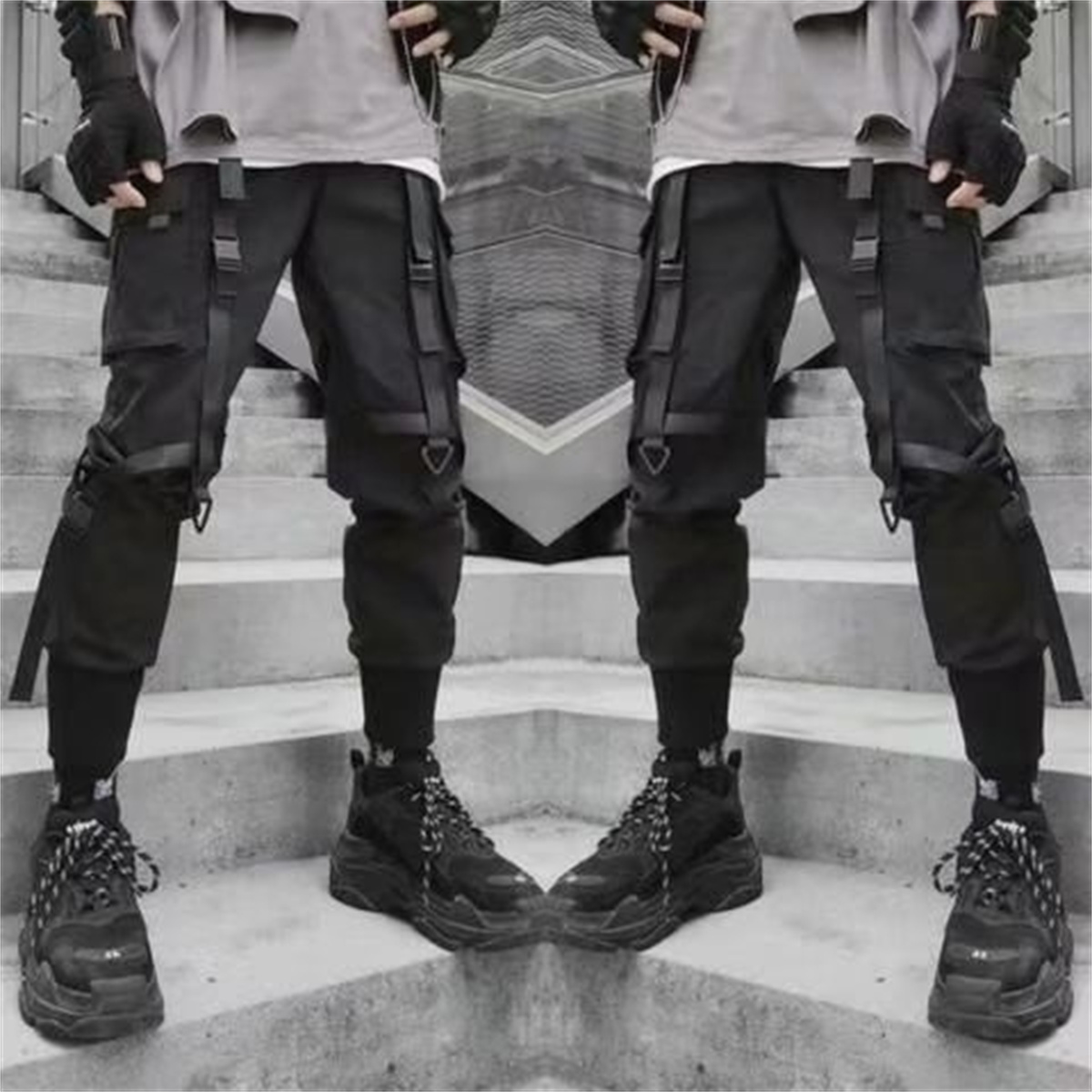 Summer Clothing Holiday - Pantalon cargo pour homme, mode Harajuku,