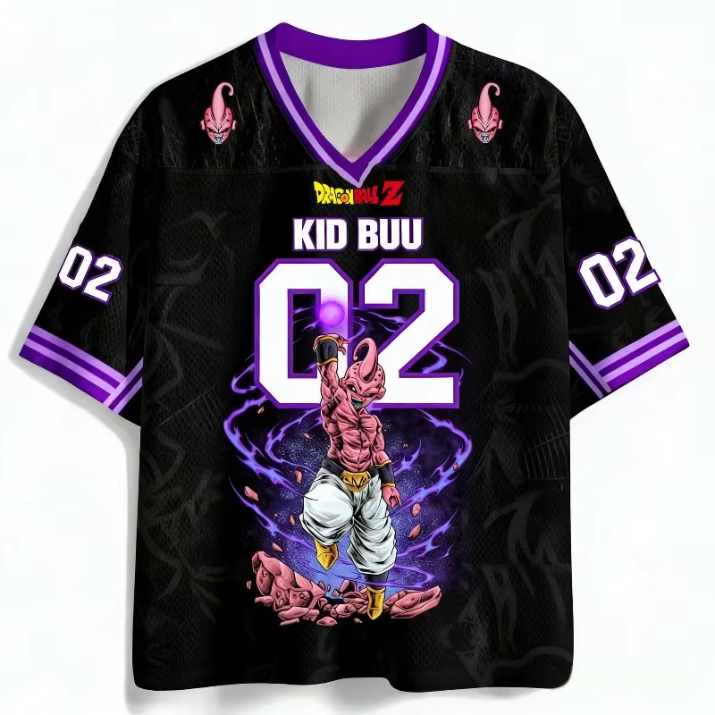 Summer Clothing Aesthetic - T-shirt unisexe surdimensionné Dragon Ball Kid