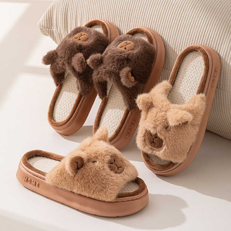 Summer Cloth - Chaussons en chanvre pour femme, style