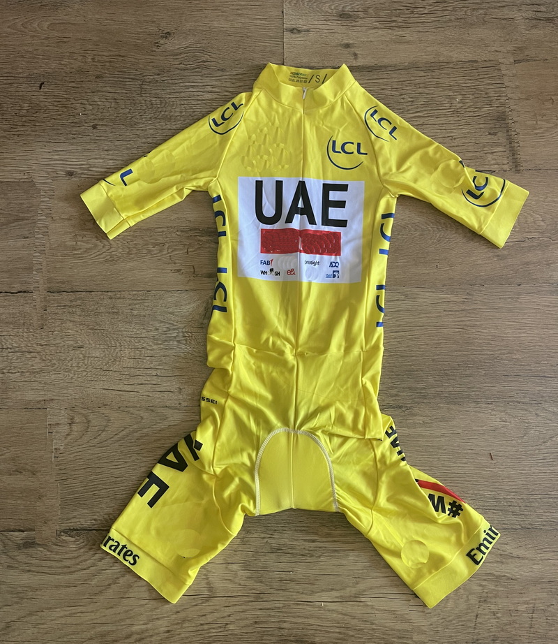 Summer Clothing Material - LASER-T-shirt de cyclisme jaune et fluide,