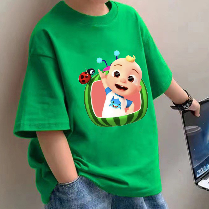 Summer Clothing For Baby Boy - Cocomelons bébé T-Shirts Anime coton manches