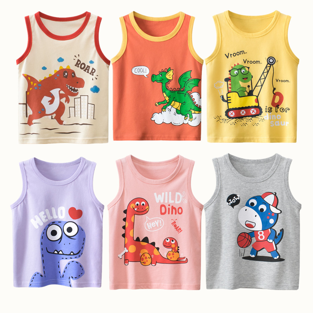 Summer Clothing Toddler - Gilets d'été pour enfants, 2023 coton,