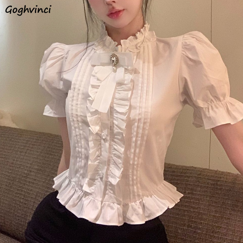 Summer Clothing Aesthetic - Chemises à manches bouffantes pour femmes,