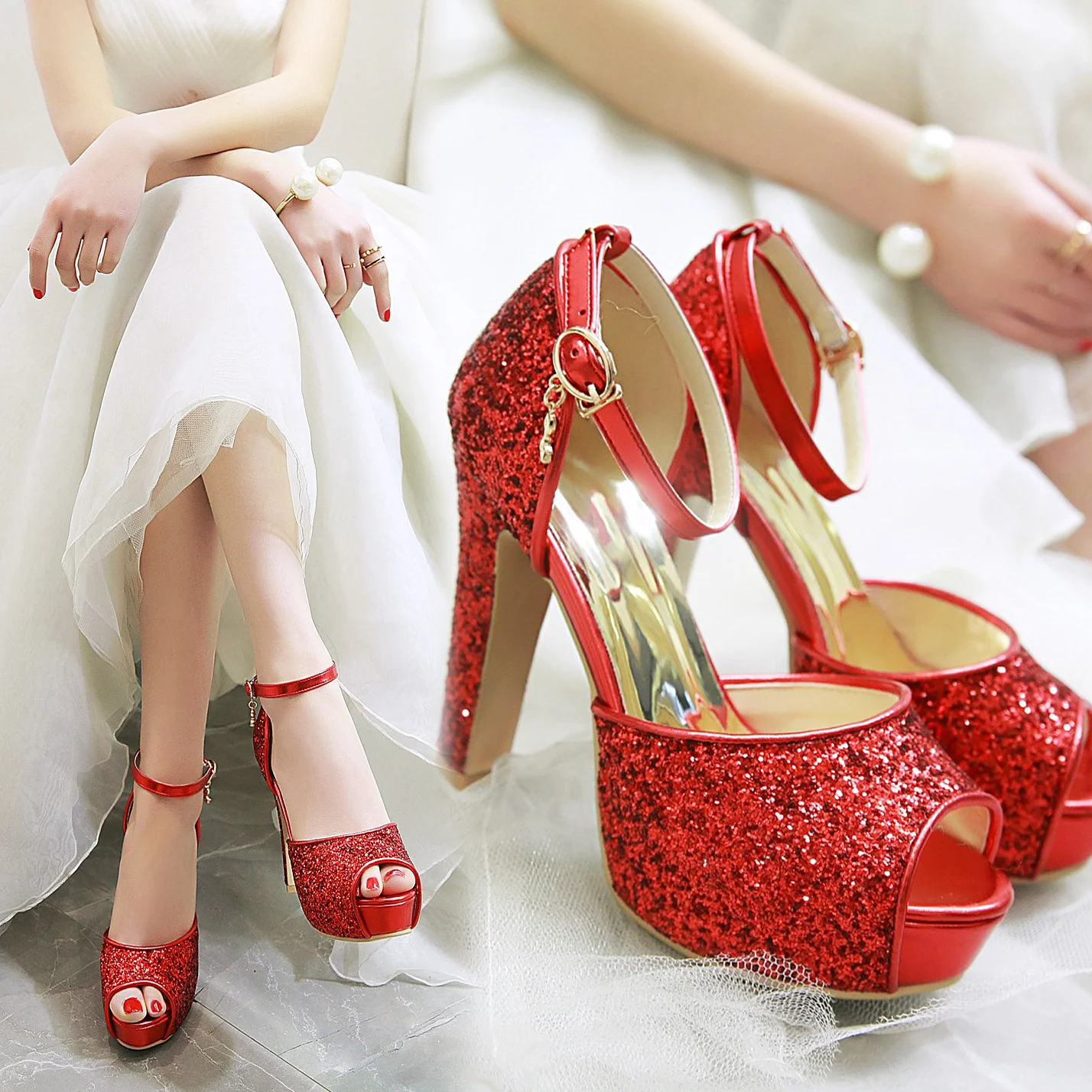 Sandales à plateforme à talons - Summer Cloth avis et prix