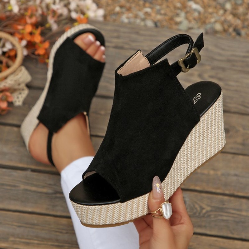 Sandales compensées d'été pour - Espadrille Sandal Women avis et prix