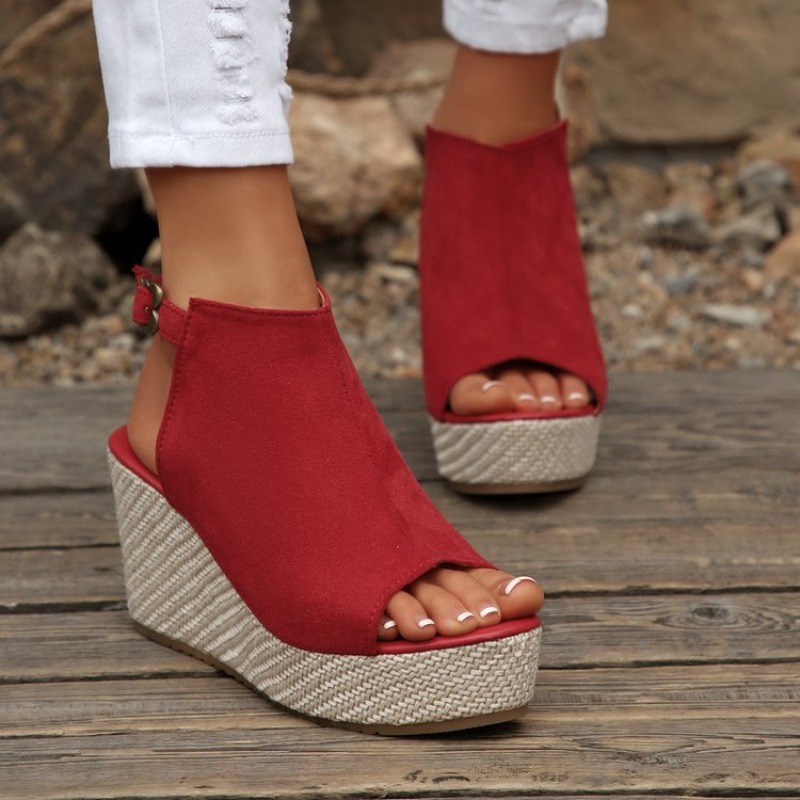 Sandales compensées d'été pour - Espadrille Sandal Women avis et prix