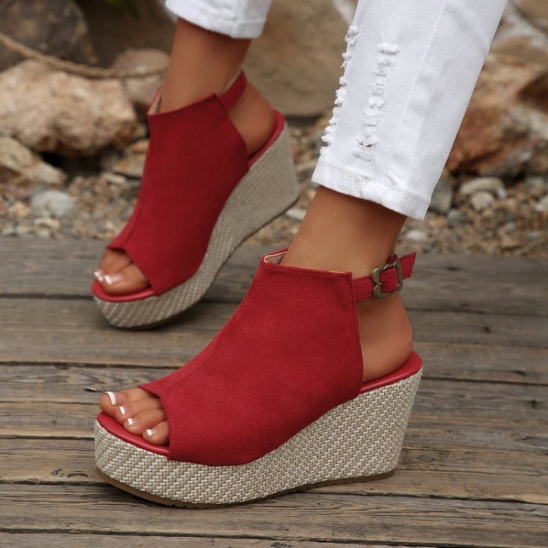 Sandales compensées d'été pour - Espadrille Sandal Women avis et prix