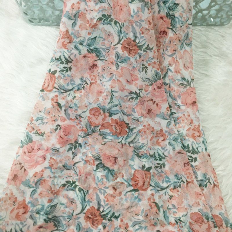 Tissu en mousseline de soie im - Summer Clothing Material avis et prix