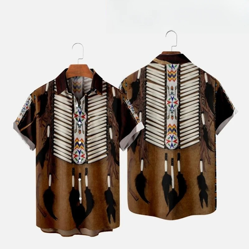 Chemises de plage imprimées en - Indian Summer Vintage Clothing avis et prix