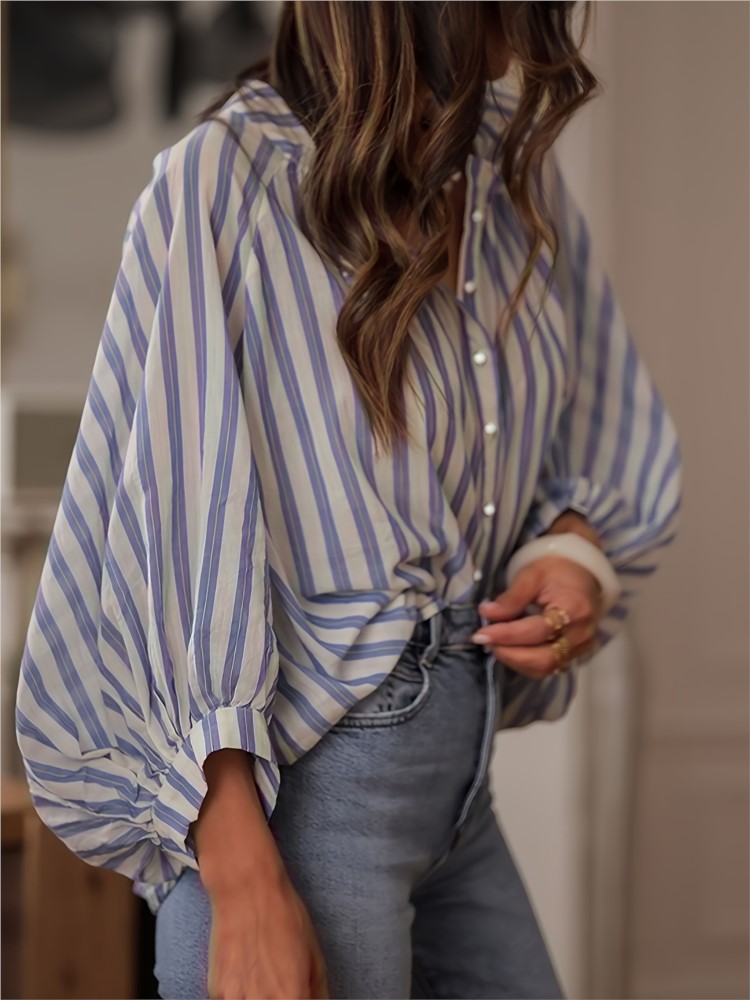 Chemise rayée décontractée pou - Summer Clothing Holiday avis et prix