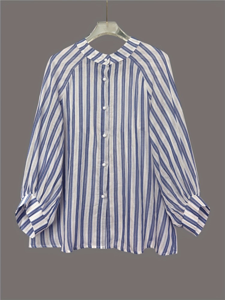 Chemise rayée décontractée pou - Summer Clothing Holiday avis et prix