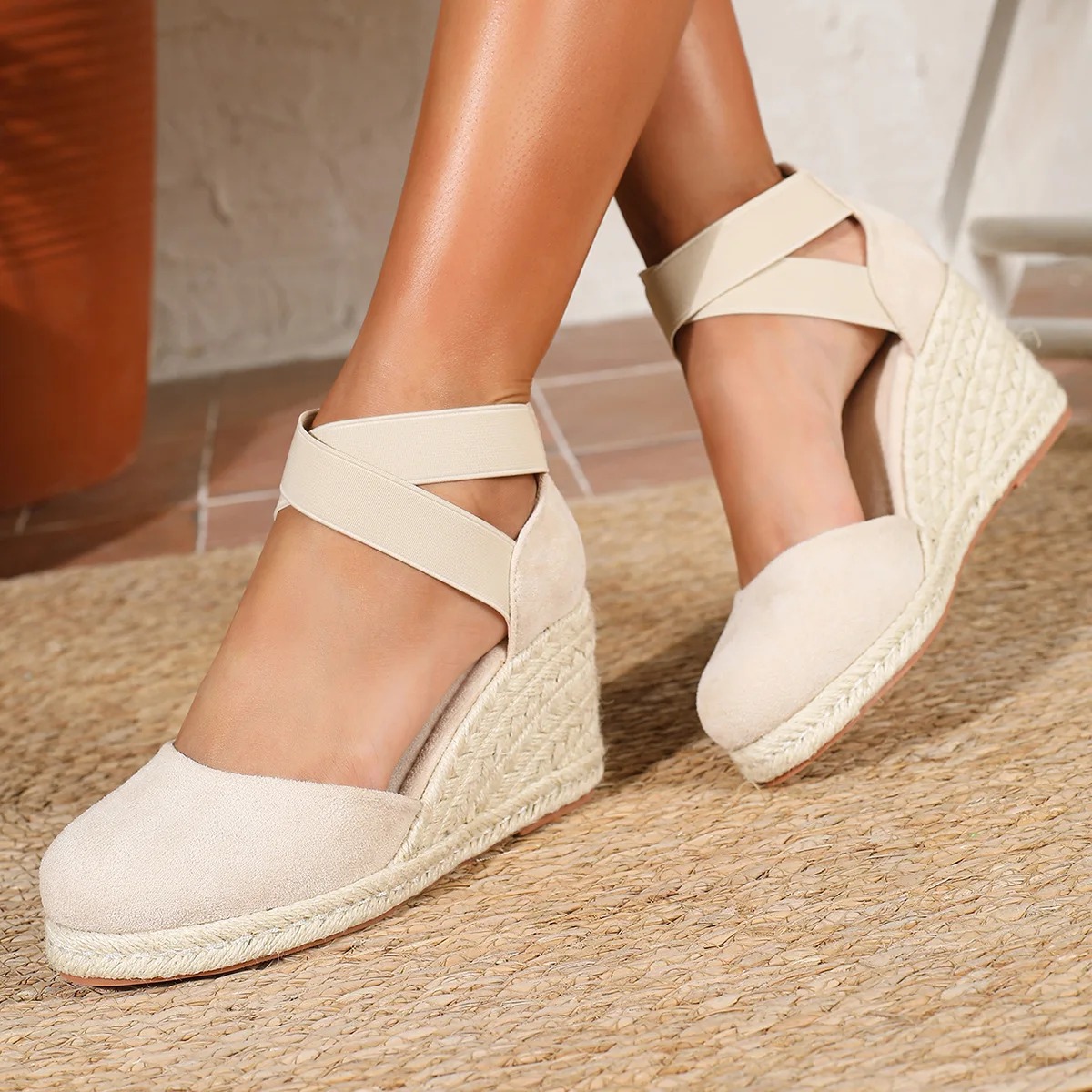 Sandales compensées espadrille - Espadrille Sandal Women avis et prix