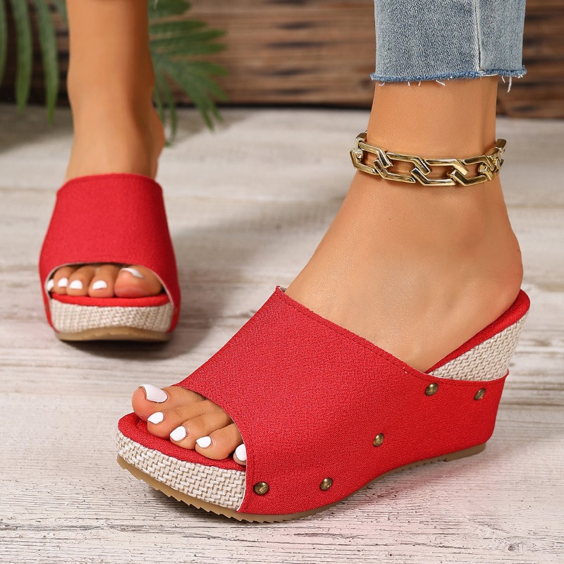 Nouvelles sandales compensées  - Espadrille Sandal Women avis et prix