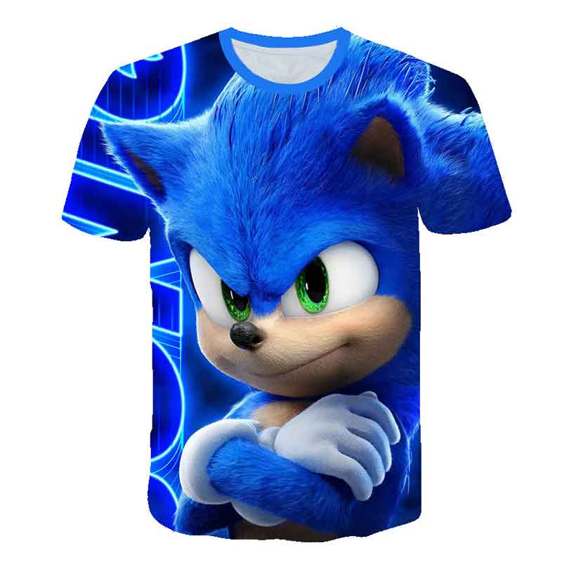 T-Shirt Sonic pour garçons, T- - Summer Clothing For Baby Boy avis et prix