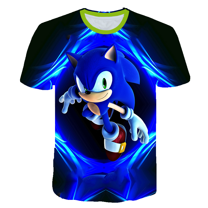T-Shirt Sonic pour garçons, T- - Summer Clothing For Baby Boy avis et prix