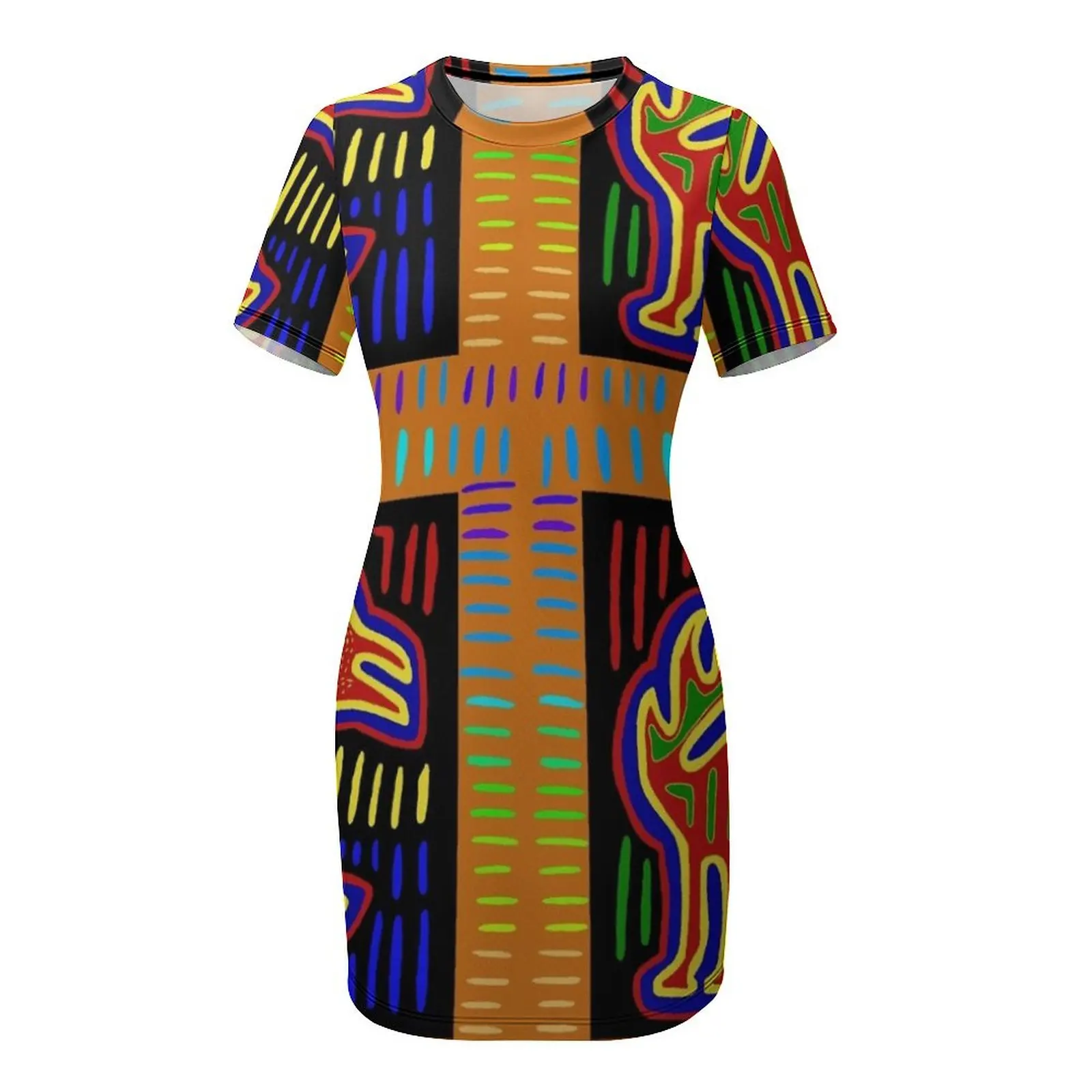Robe à manches courtes Kuna In - Indian Summer Vintage Clothing avis et prix