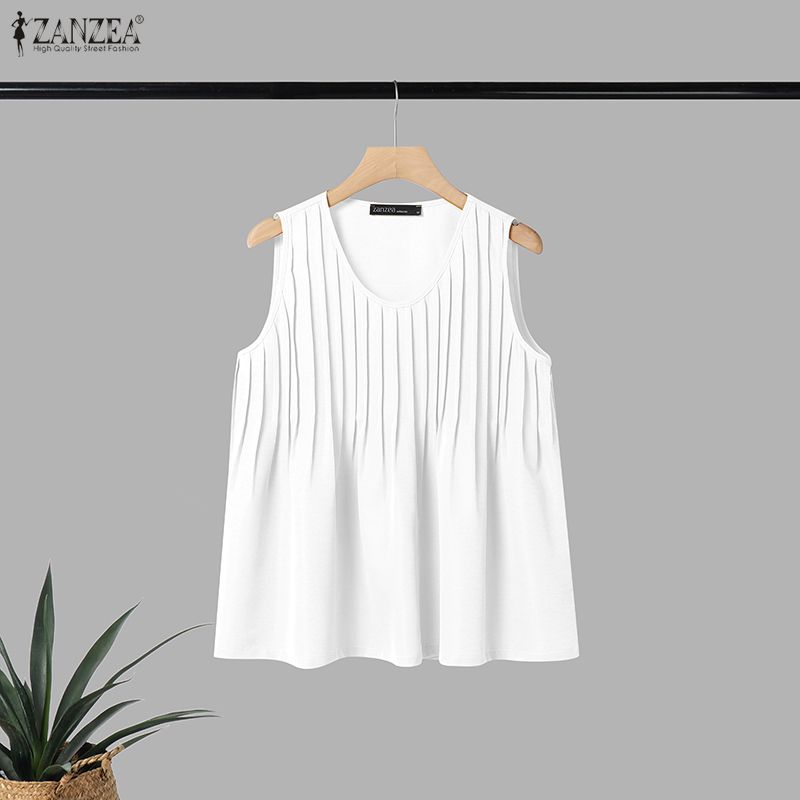 ZANZEA Débardeur d'été plissé  - Summer Clothing Holiday avis et prix