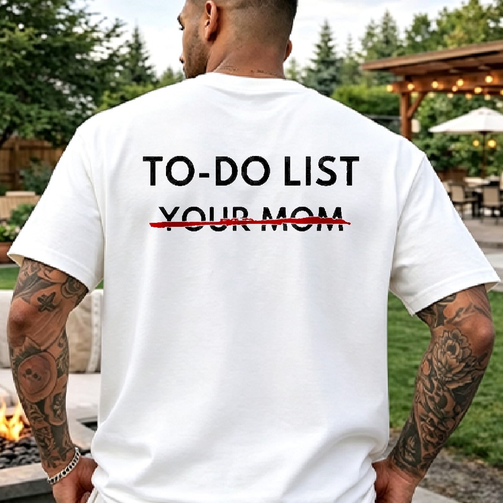 T-shirts humoristiques « To Do - Summer Clothing List avis et prix