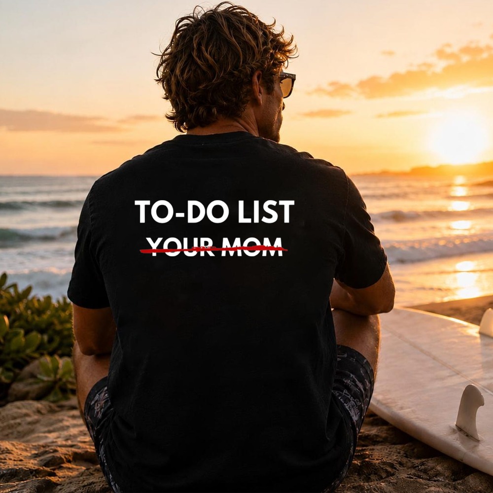 T-shirts humoristiques « To Do - Summer Clothing List avis et prix