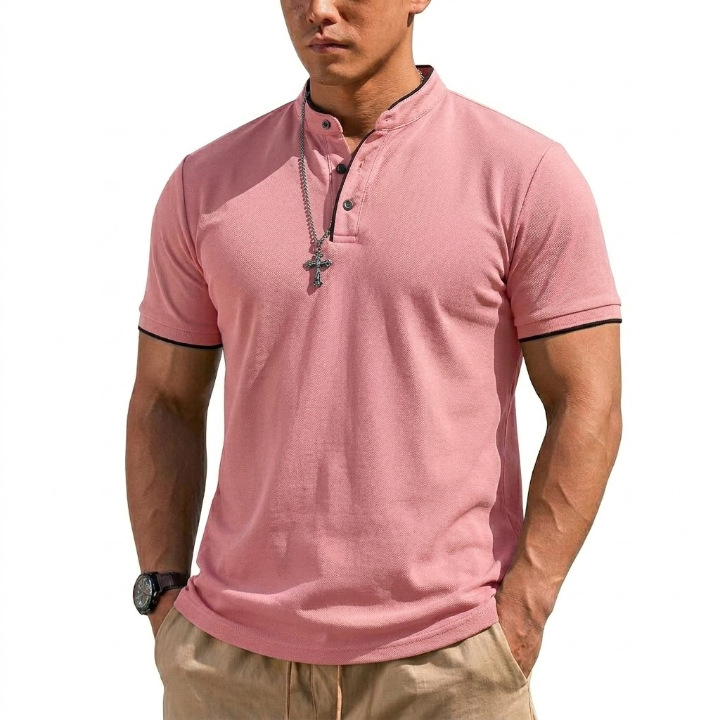 Chemise Henley à manches court - Summer Clothing Types avis et prix