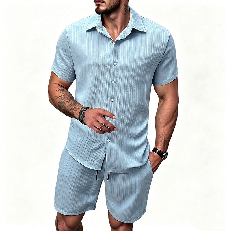 Nouvel ensemble 2 pièces homme - Summer Clothing Types avis et prix