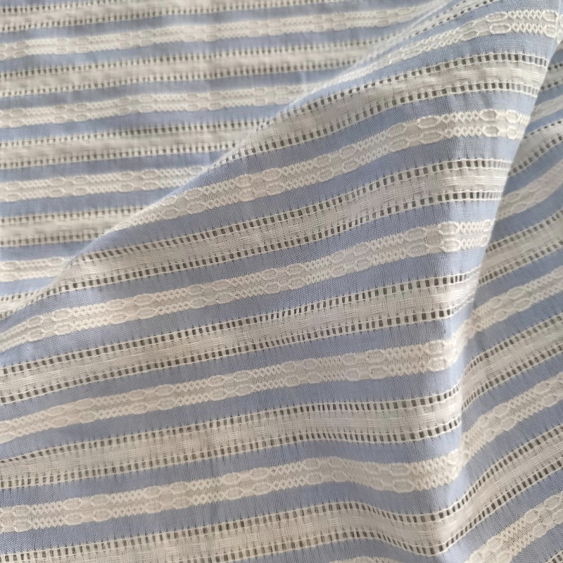 Tissu en coton 100% ajouré à r - Summer Clothing Material avis et prix