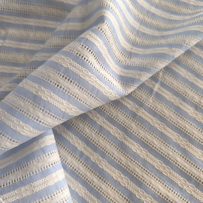 Tissu en coton 100% ajouré à r - Summer Clothing Material avis et prix