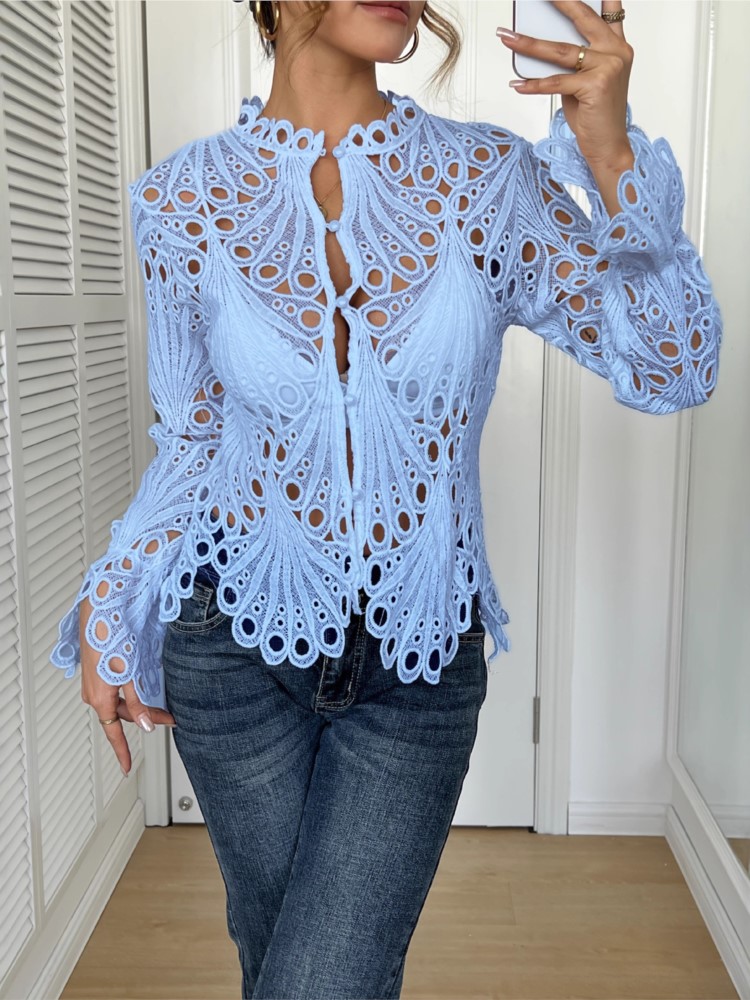 Chemise en dentelle blanche po - Summer Clothing Holiday avis et prix