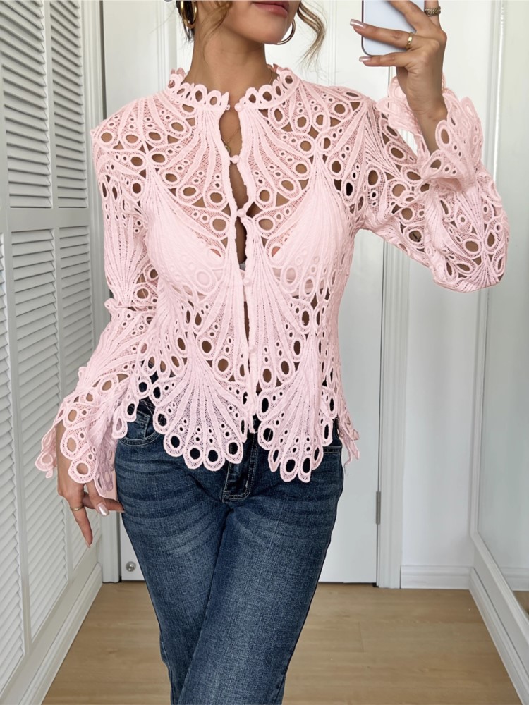 Chemise en dentelle blanche po - Summer Clothing Holiday avis et prix