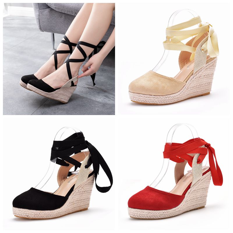 Sandales compensées à platefor - Espadrille Sandal Women avis et prix