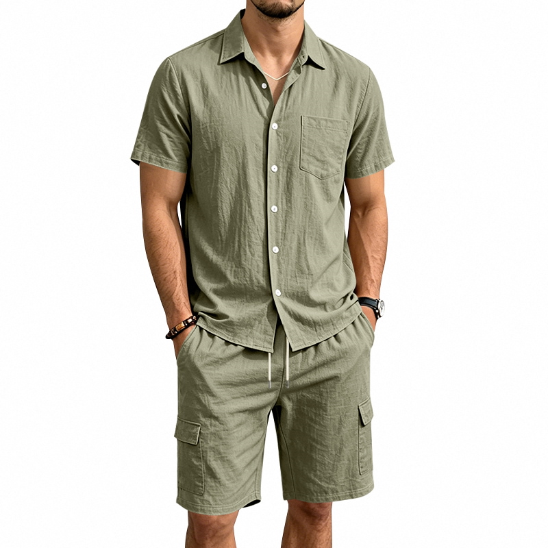 Ensemble deux pièces en lin am - Summer Clothing Types avis et prix