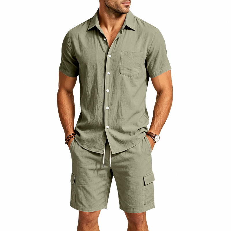 Ensemble deux pièces en lin am - Summer Clothing Types avis et prix