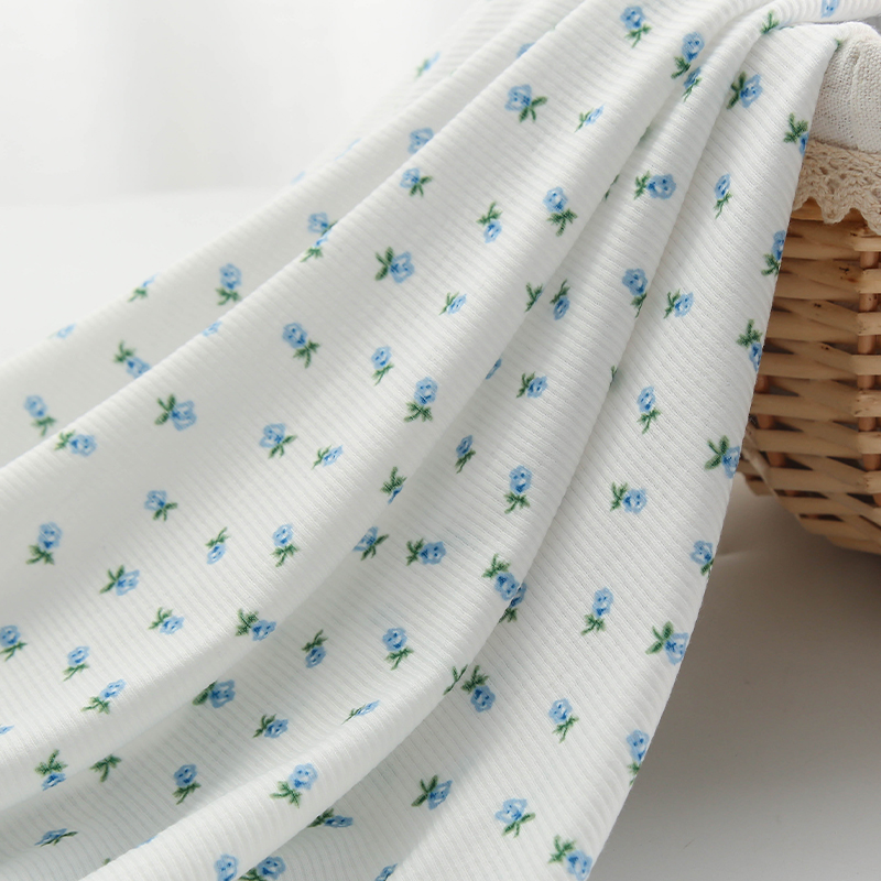Tissu côtelé tricoté élastique - Summer Clothing Material avis et prix