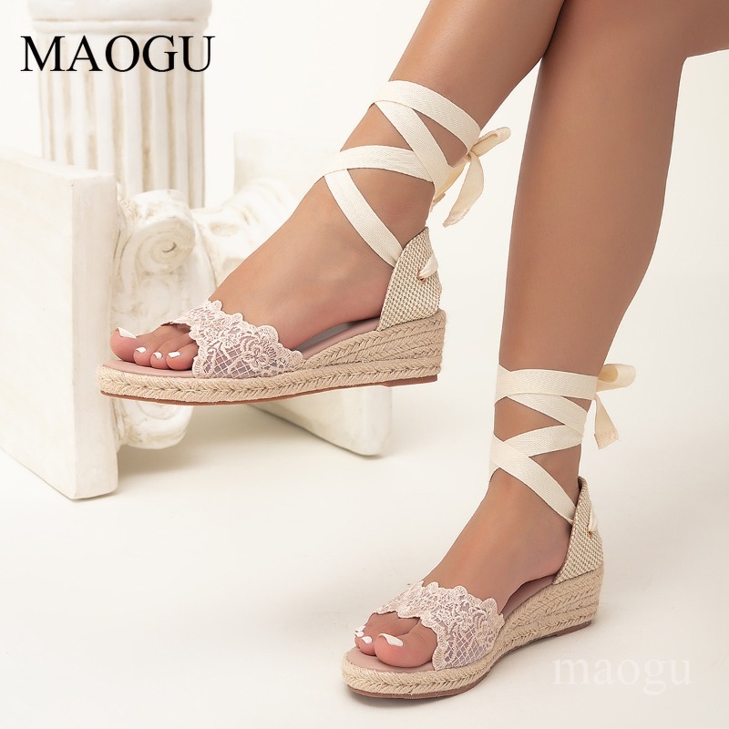 Sandales à plateforme compensé - Espadrille Sandal Women avis et prix